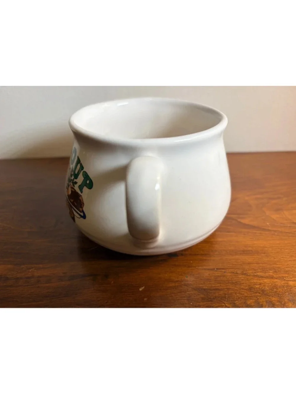 Vintage Onion Soup Recipe Mug Bowl